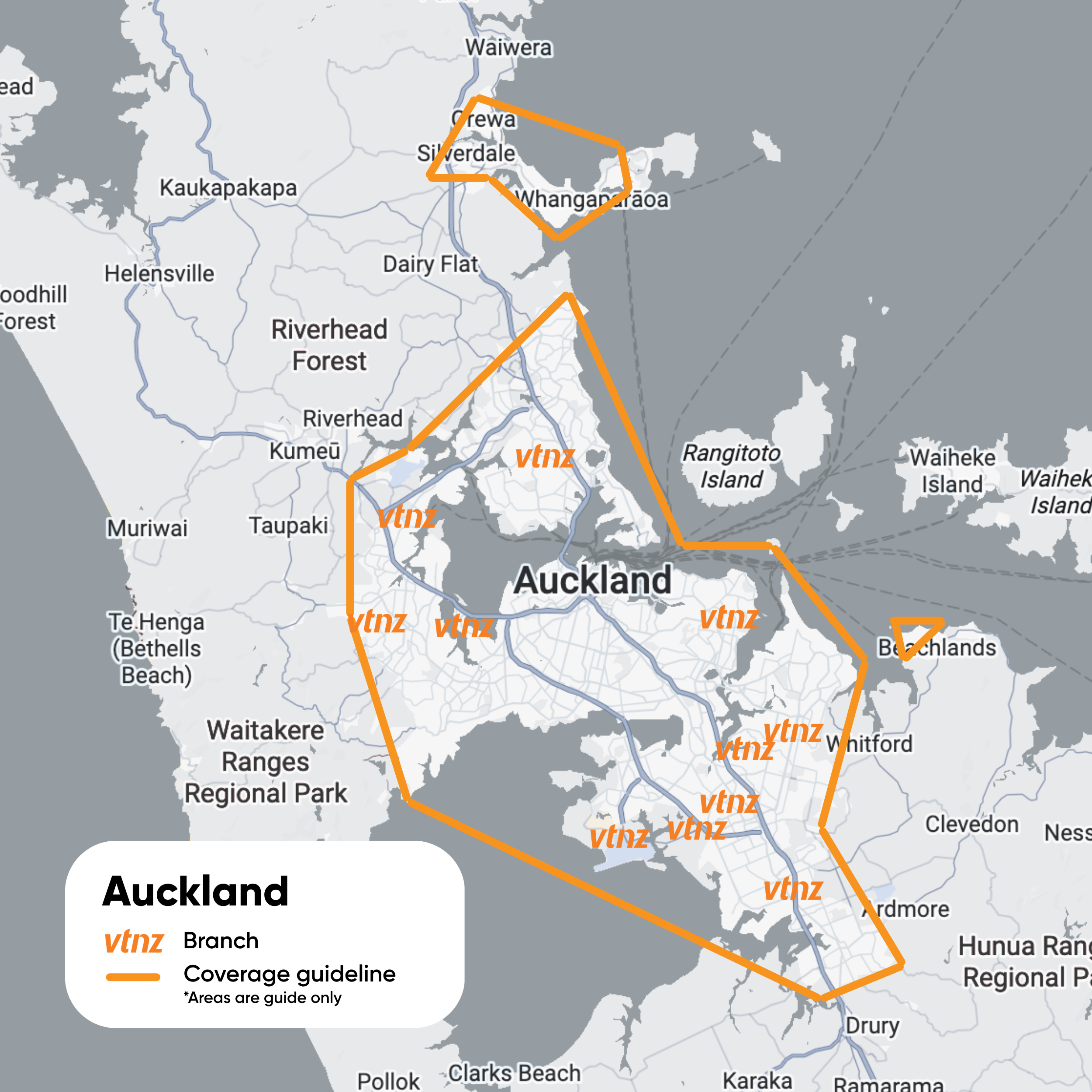 Auckland coverage