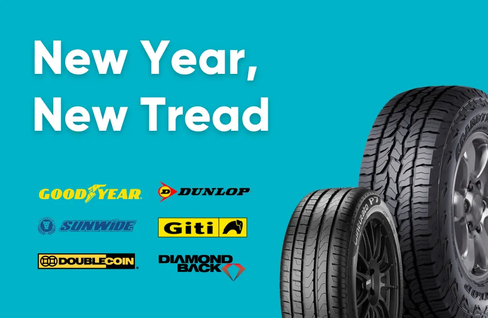 Save 40% on selected tyres